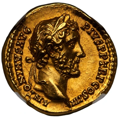 Aureus - Antoninus Pius Roma front