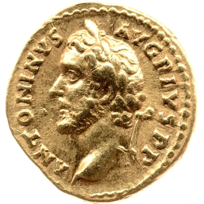 Aureus - Antoninus Pius TR P COS II; Pietas front