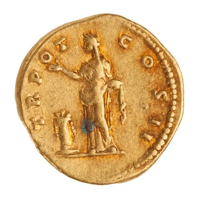 Aureus - Antoninus Pius TR P COS II; Pietas back