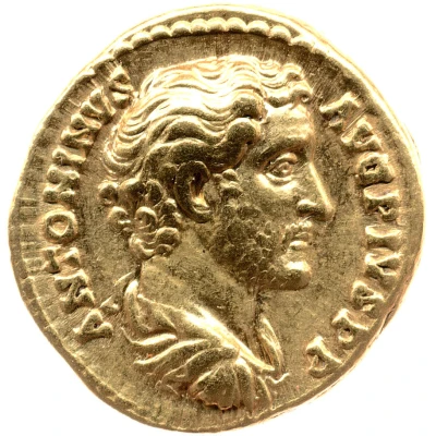 Aureus - Antoninus Pius TR P COS III DES IIII; Jupiter front