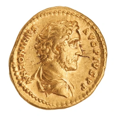 Aureus - Antoninus Pius TR POT COS III; Aeneas front