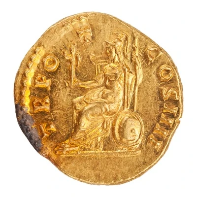 Aureus - Antoninus Pius TR POT COS IIII; Roma back