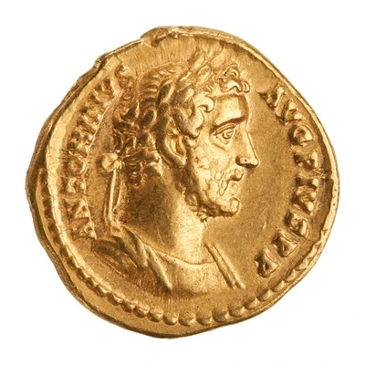 Aureus - Antoninus Pius TR POT COS IIII; Roma front