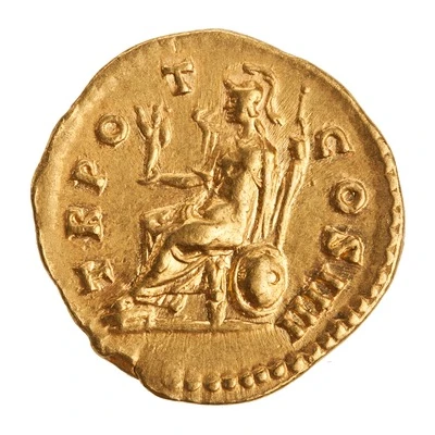 Aureus - Antoninus Pius TR POT COS IIII; Roma back