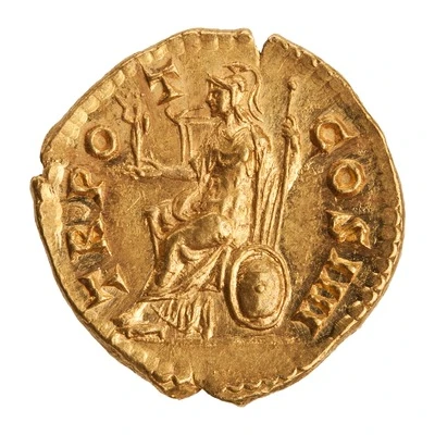 Aureus - Antoninus Pius TR POT COS IIII; Roma back