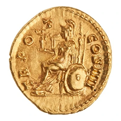 Aureus - Antoninus Pius TR POT COS IIII; Roma back