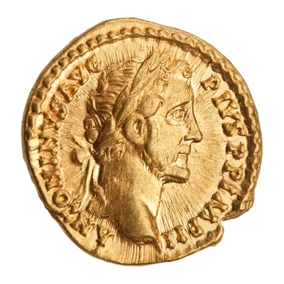 Aureus - Antoninus Pius TR POT XIX COS IIII; Victory front