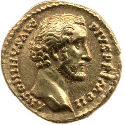 Aureus - Antoninus Pius TR POT XIX COS IIII front