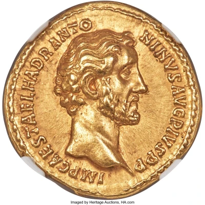 Aureus - Antoninus Pius TR POT XV COS IIII front