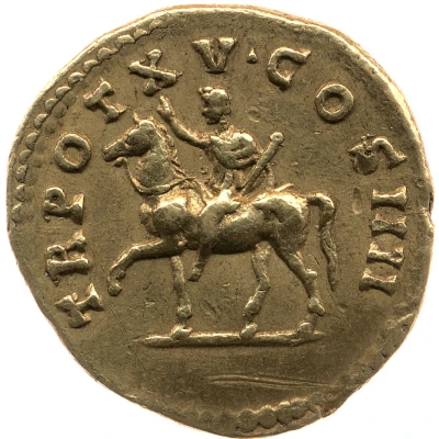Aureus - Antoninus Pius TR POT XV COS IIII back