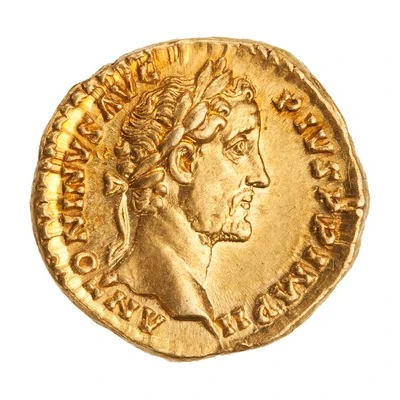 Aureus - Antoninus Pius TR POT XXI COS IIII; Salus front