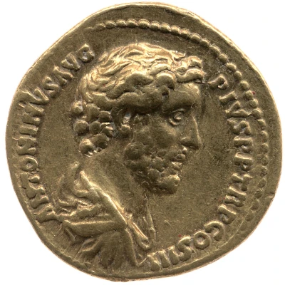 Aureus - Antoninus Pius and Marcus Aurelius AVRELIVS CAESAR AVG P II F COS back