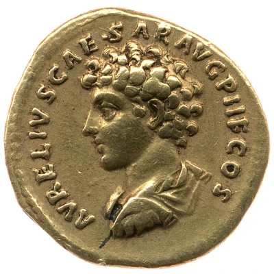 Aureus - Antoninus Pius and Marcus Aurelius AVRELIVS CAESAR AVG PII F COS back