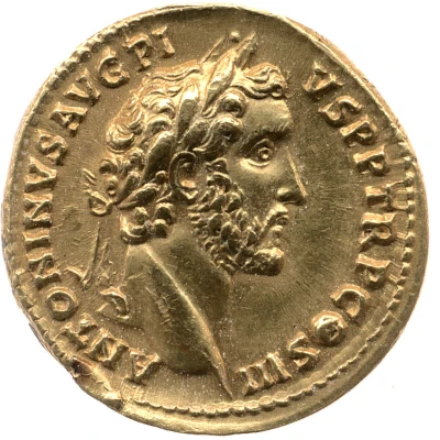 Aureus - Antoninus Pius and Marcus Aurelius AVRELIVS CAESAR AVG PII F COS front