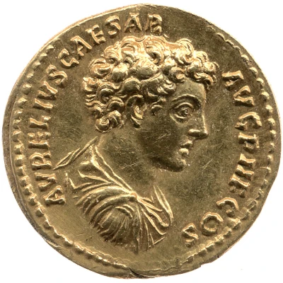 Aureus - Antoninus Pius and Marcus Aurelius AVRELIVS CAESAR AVG PII F COS back