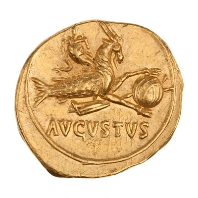 Aureus - Augustus AVGVSTVS 18 BC - 17 BC back