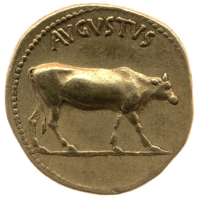 Aureus - Augustus AVGVSTVS 27 BC - 14 AD back