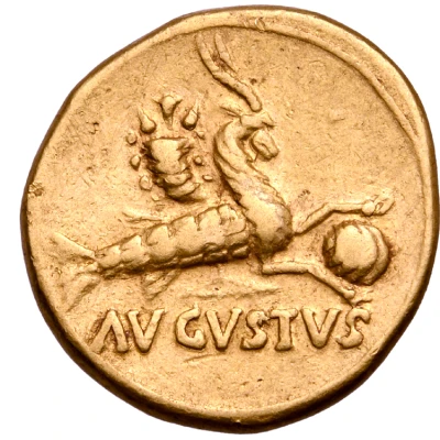 Aureus - Augustus AVGVSTVS back