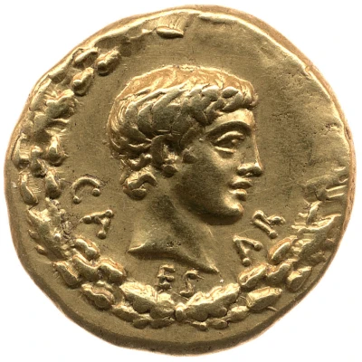 Aureus - Augustus AVGVST 17 BC front