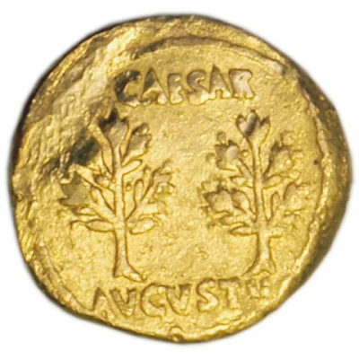 Aureus - Augustus CAESAR AVGVSTVS 20 BC - 19 BC back