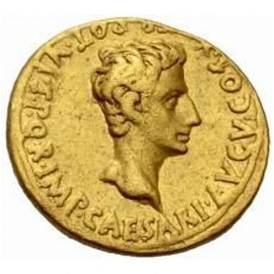 Aureus - Augustus CIVIB ET SIGN MILIT A PART RECVPER 18 BC - 17 BC front