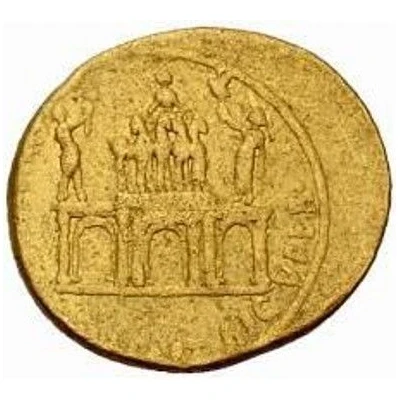 Aureus - Augustus CIVIB ET SIGN MILIT A PART RECVPER 18 BC - 17 BC back