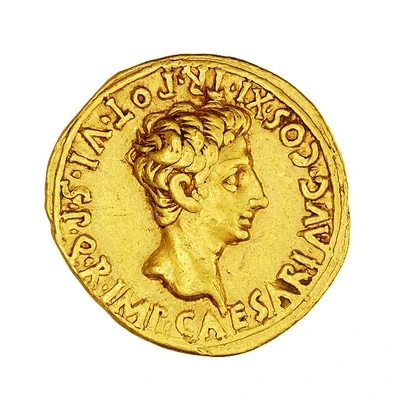 Aureus - Augustus CIVIB ET SIGN MILIT A PART RECVP 18 BC - 17 BC front