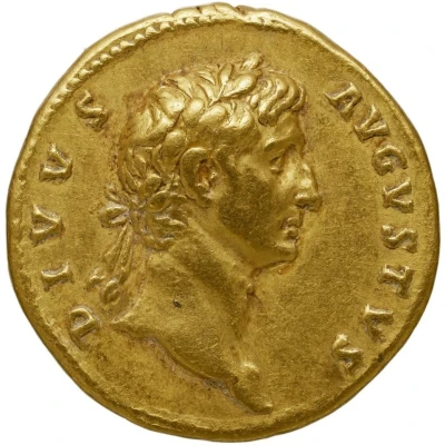 Aureus - Augustus IMP CAES TRAIAN AVG GER DAC P P REST front