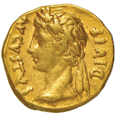 Aureus - Augustus IMP XII 11 BC - 10 BC front