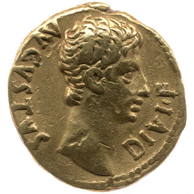 Aureus - Augustus IMP XII 11 BC - 10 BC front