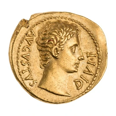 Aureus - Augustus IMP X 15 BC - 13 BC front