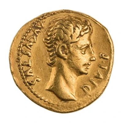 Aureus - Augustus IMP X 15 BC - 13 BC front