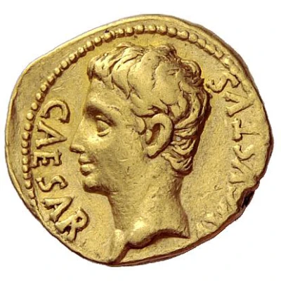 Aureus - Augustus IOV TON; Jupiter 19 BC front