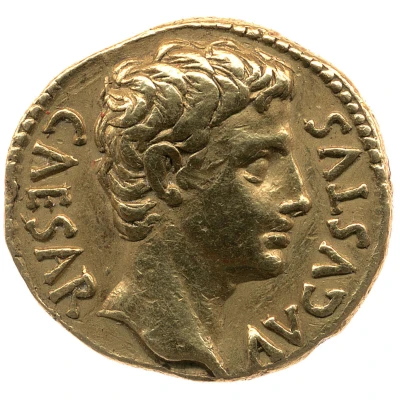 Aureus - Augustus MAR VLT; Mars 19 BC front