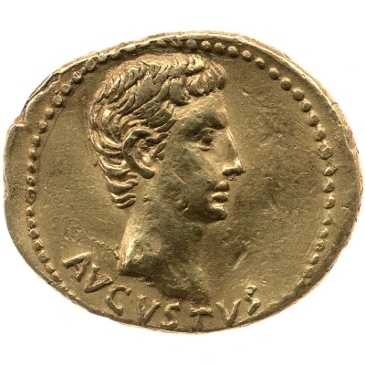 Aureus - Augustus MARTIS VLTORIS 19 BC - 18 BC front