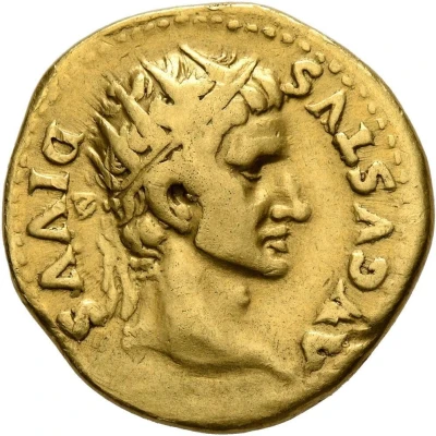 Aureus - Augustus PAX; Pax front
