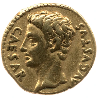 Aureus - Augustus SIGNIS RECEPTIS; Mars 19 BC front