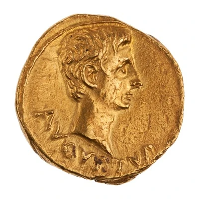 Aureus - Augustus SIGNIS RECEPTIS 19 BC - 18 BC front