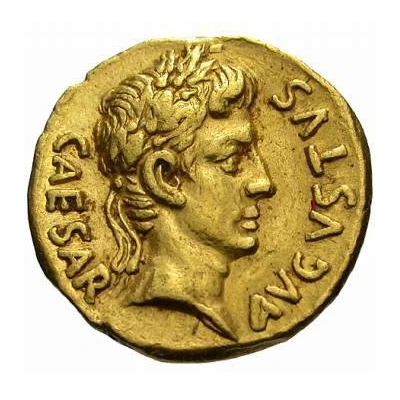 Aureus - Augustus TVRPILIANVS IIIVIR 19 BC - 4 BC front