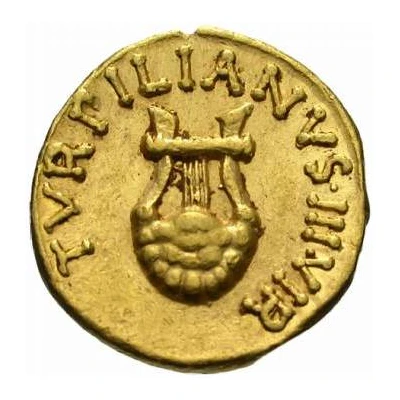 Aureus - Augustus TVRPILIANVS IIIVIR 19 BC - 4 BC back