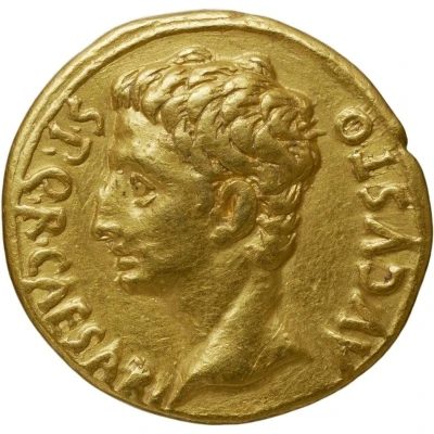 Aureus - Augustus VOT P SVSC PRO SAL ET RED I O M SACR; Mars 18 BC - 17 BC front