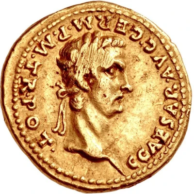 Aureus - Caligula and Augustus DIVVS AVG PATER PATRIAE front