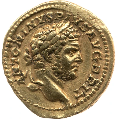 Aureus - Caracalla LIBERAL AVG VIIII; Liberalitas front
