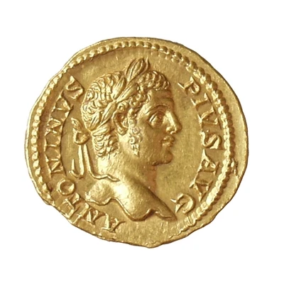 Aureus - Caracalla PONTIF TR P XI COS III front