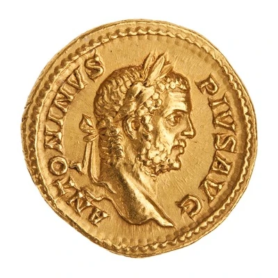 Aureus - Caracalla PONTIF TR P XIII COS III front
