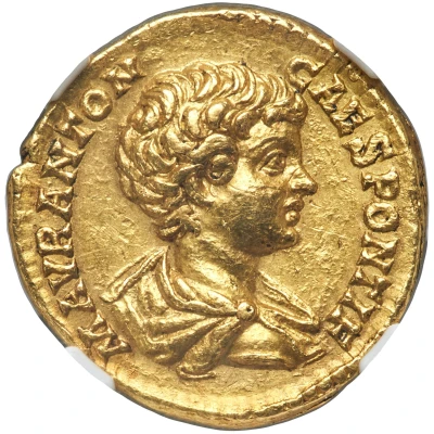 Aureus - Caracalla PRINCIPI IVVENTVTIS front