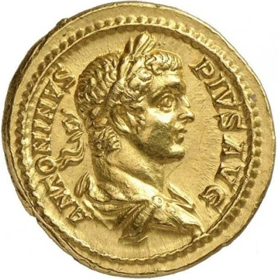 Aureus - Caracalla ROMAE AETERNAE; Roma front