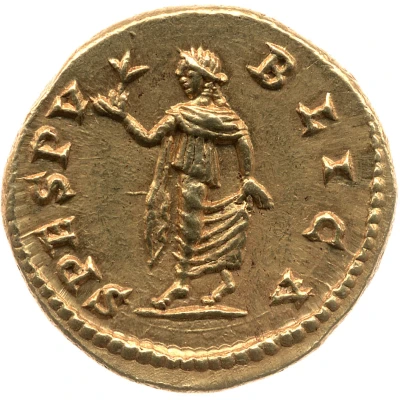 Aureus - Caracalla SPES PVBLICA; Laodicea ad Mare back