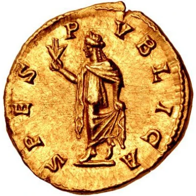 Aureus - Caracalla SPES PVBLICA; Spes back