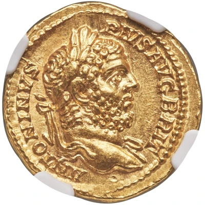 Aureus - Caracalla and Geta LIB AVGG VI ET V; Liberalitas front